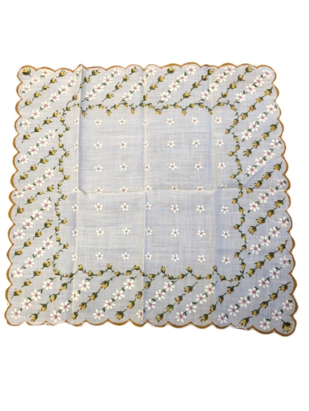 Vintage Handkerchief Or Pocket Square